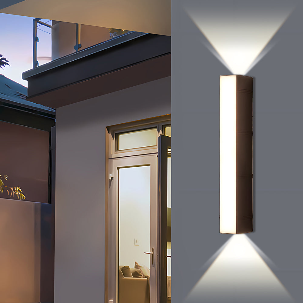 Outdoor Light LED Outdoor Wall Light Tube Minimalist | Brilora