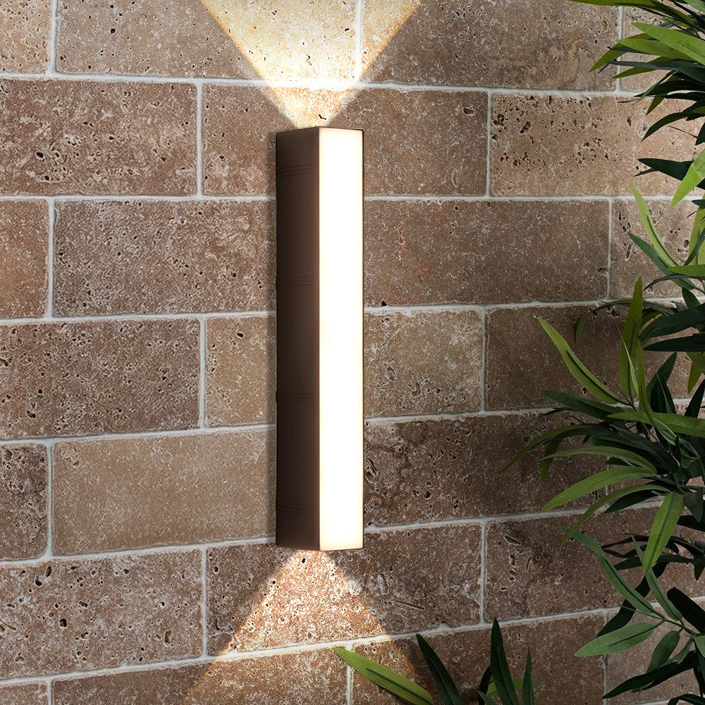 Outdoor Light LED Outdoor Wall Light Tube Minimalist | Brilora