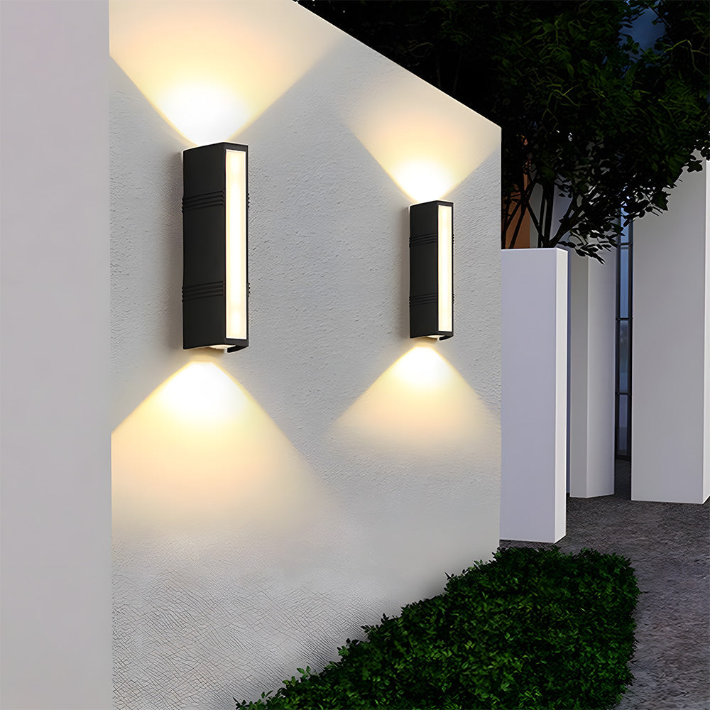 Outdoor Light LED Outdoor Wall Light Tube Minimalist | Brilora