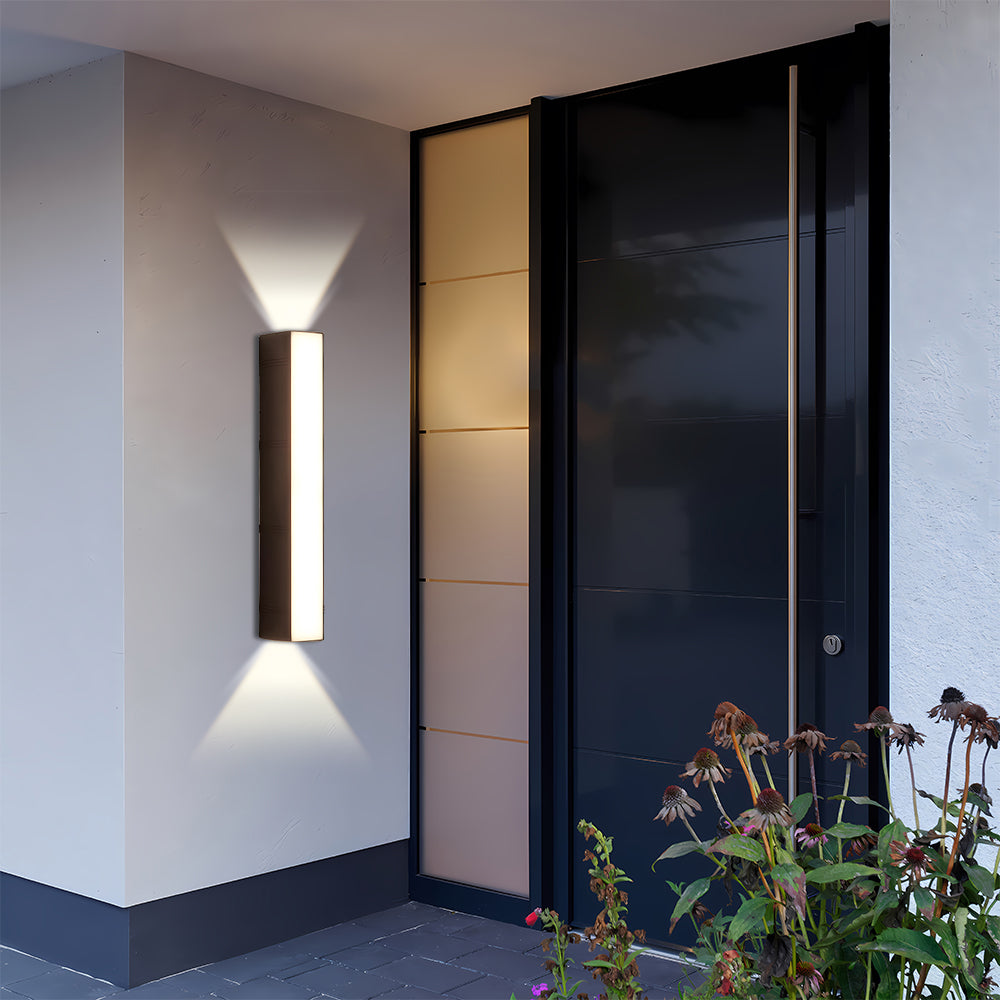 Outdoor Light LED Outdoor Wall Light Tube Minimalist | Brilora
