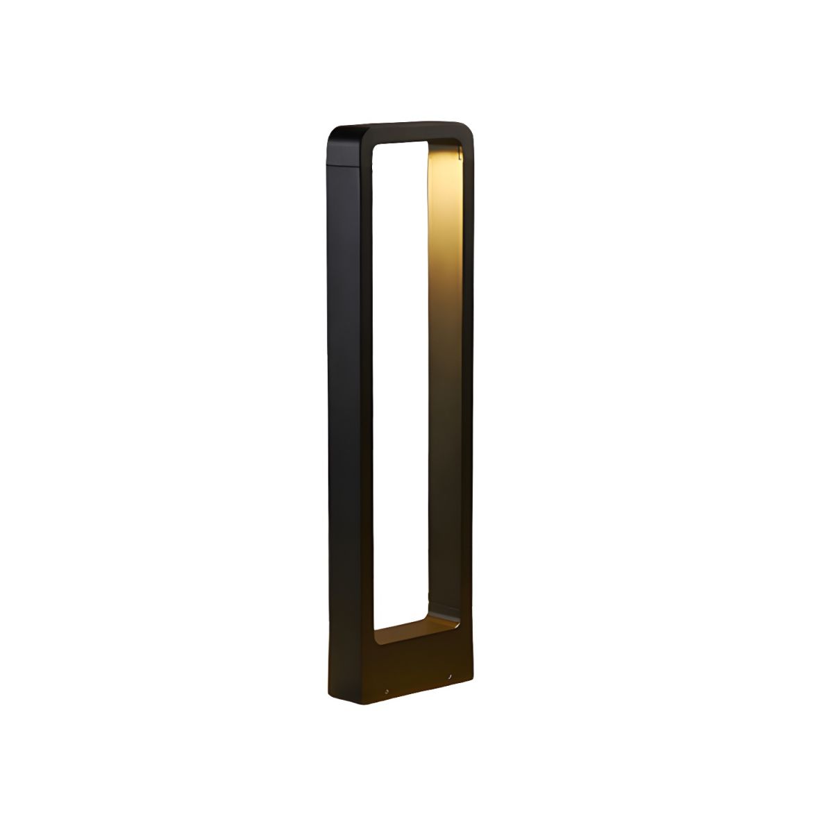 Outdoor Light Metal Pillar with Glass Shade | Clyvon