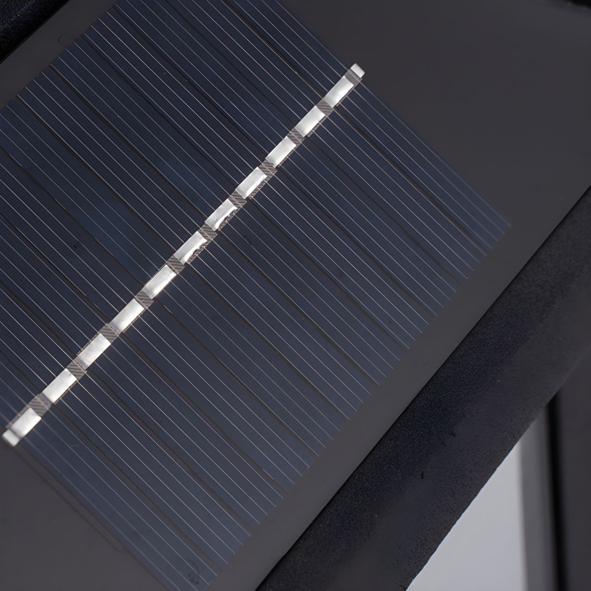 Outdoor Light Metal Solar Rectangle Modern Style | Krylen