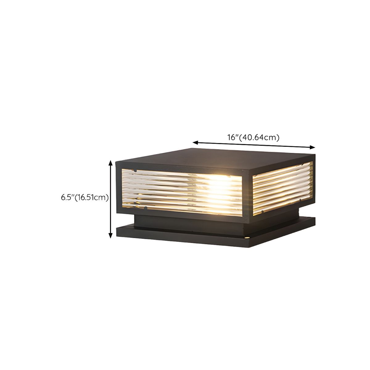 Outdoor Light Metal Square Waterproof in Modern Style | Ovelin