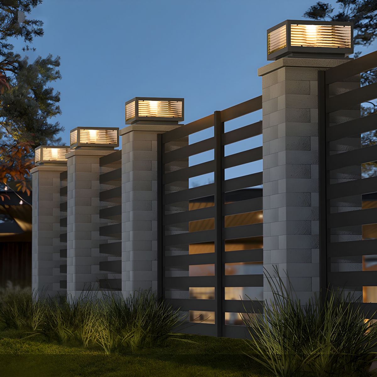 Outdoor Light Metal Square Waterproof in Modern Style | Ovelin