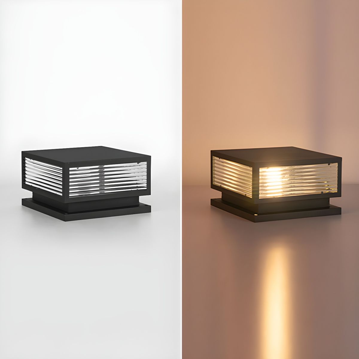 Outdoor Light Metal Square Waterproof in Modern Style | Ovelin