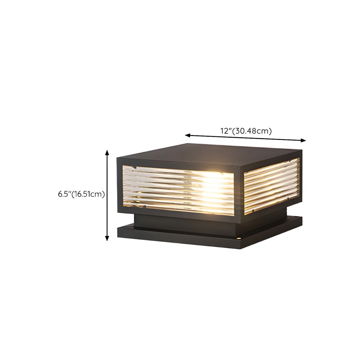 Outdoor Light Metal Square Waterproof in Modern Style | Ovelin