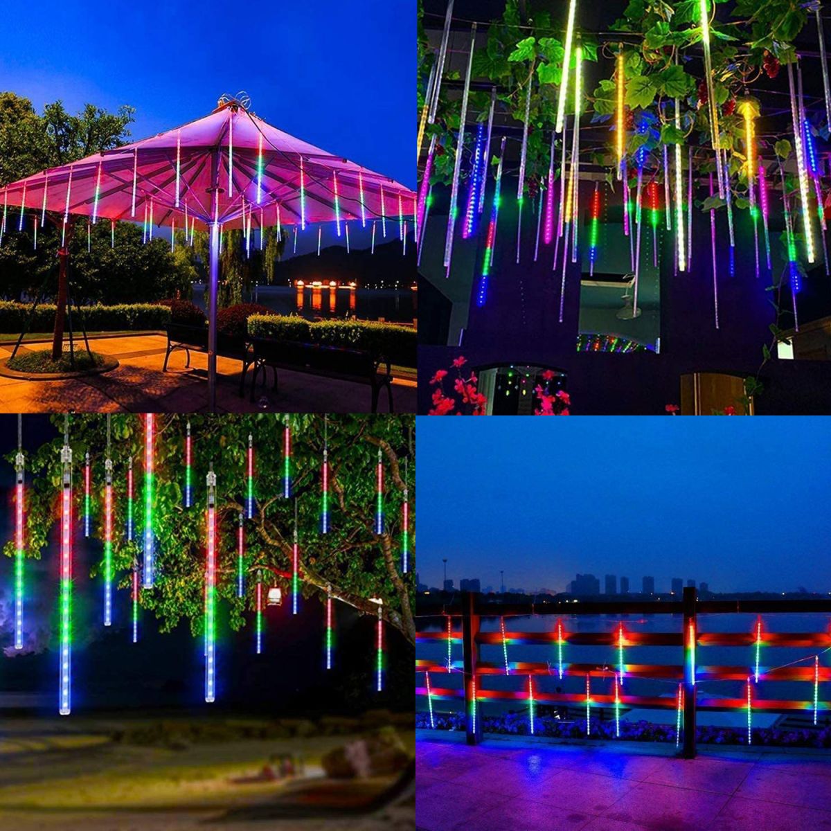 Outdoor Light Meteor Shower Curtain LED String | Sorevi