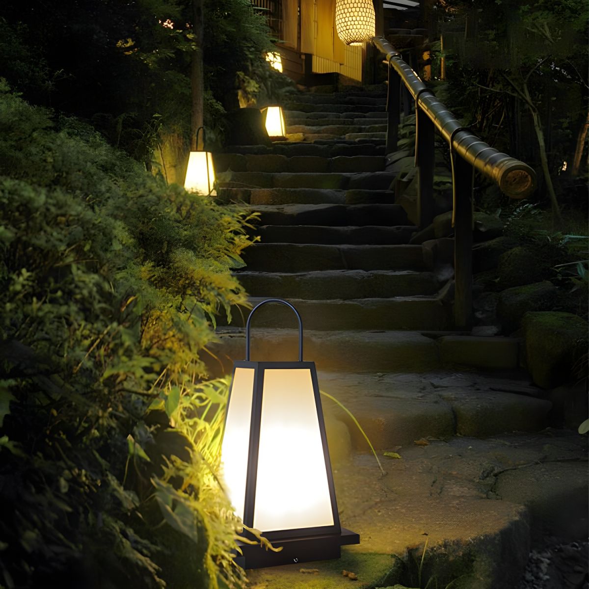 Outdoor Light Pillar Lamp Metal Solar Waterproof | Zarvio