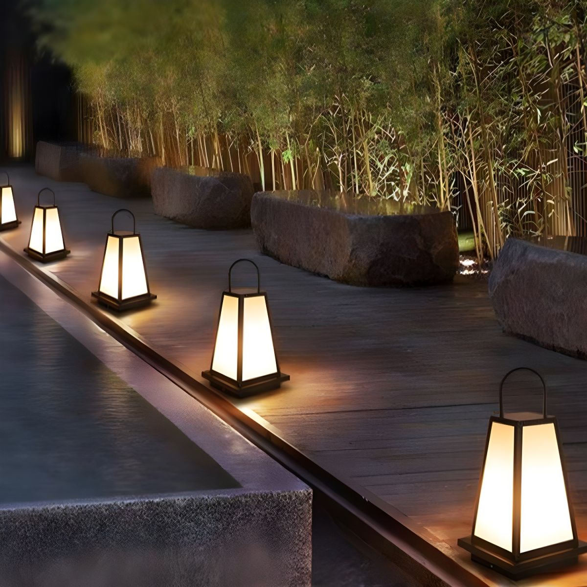 Outdoor Light Pillar Lamp Metal Solar Waterproof | Zarvio