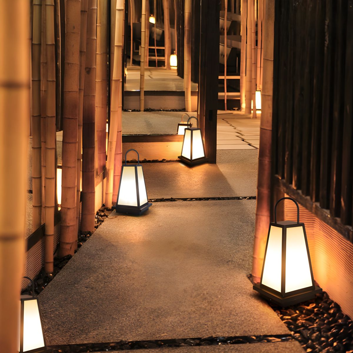 Outdoor Light Pillar Lamp Metal Solar Waterproof | Zarvio