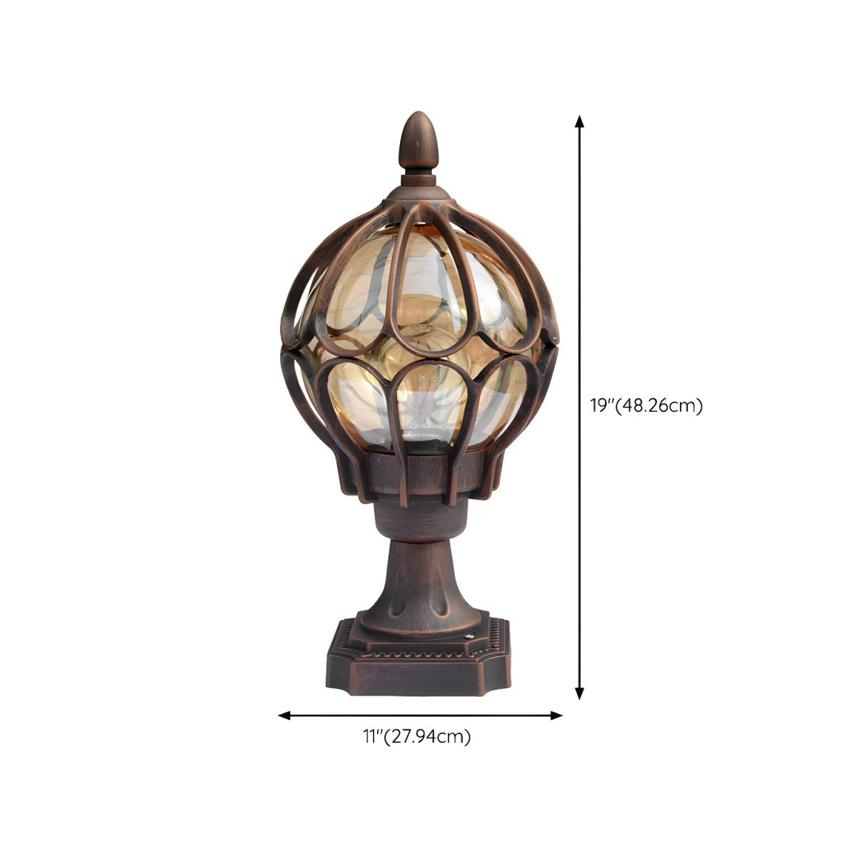 Outdoor Light Round Ceiling Light Nordic Style | Fynora
