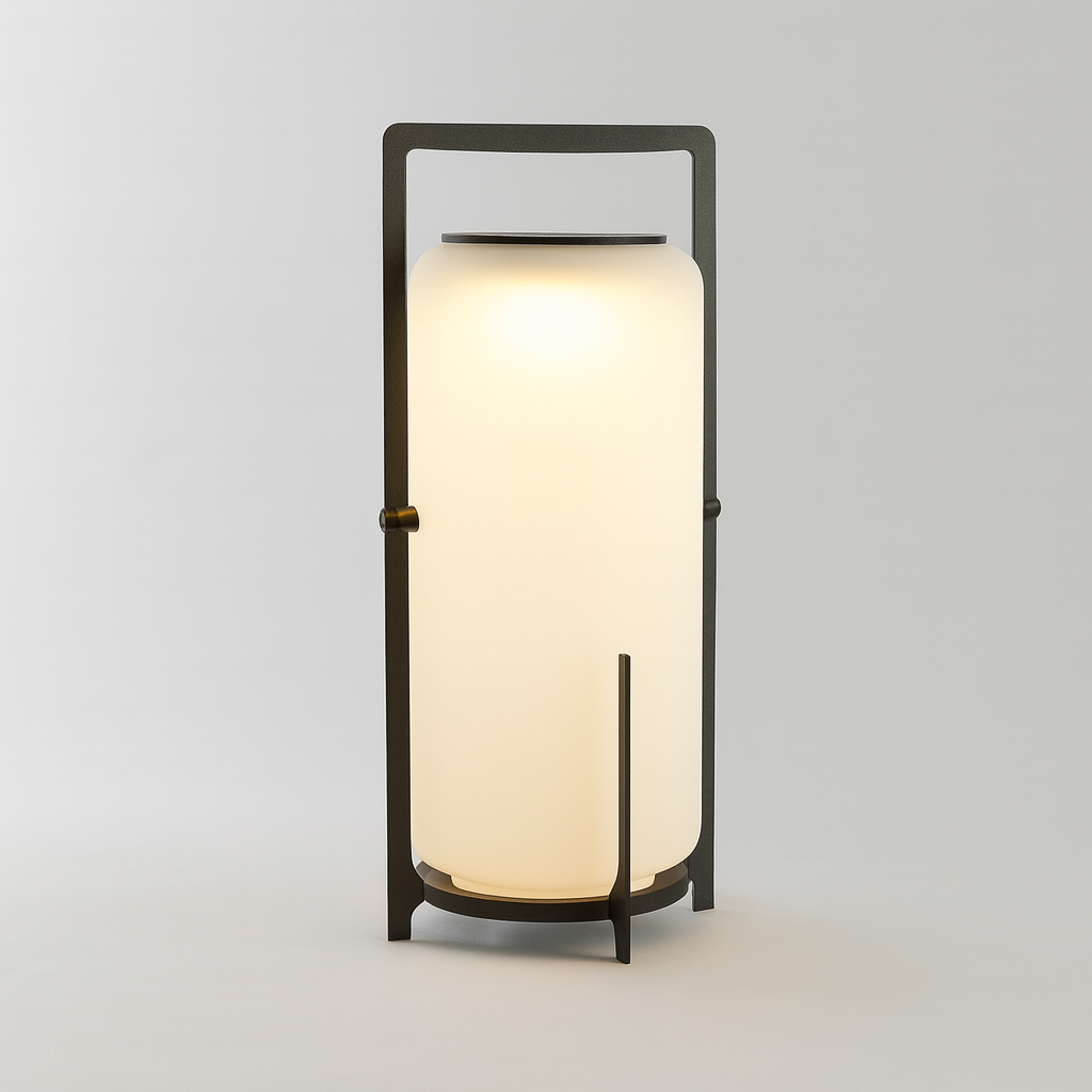 Outdoor Light Solar Steel Modern | Delvin