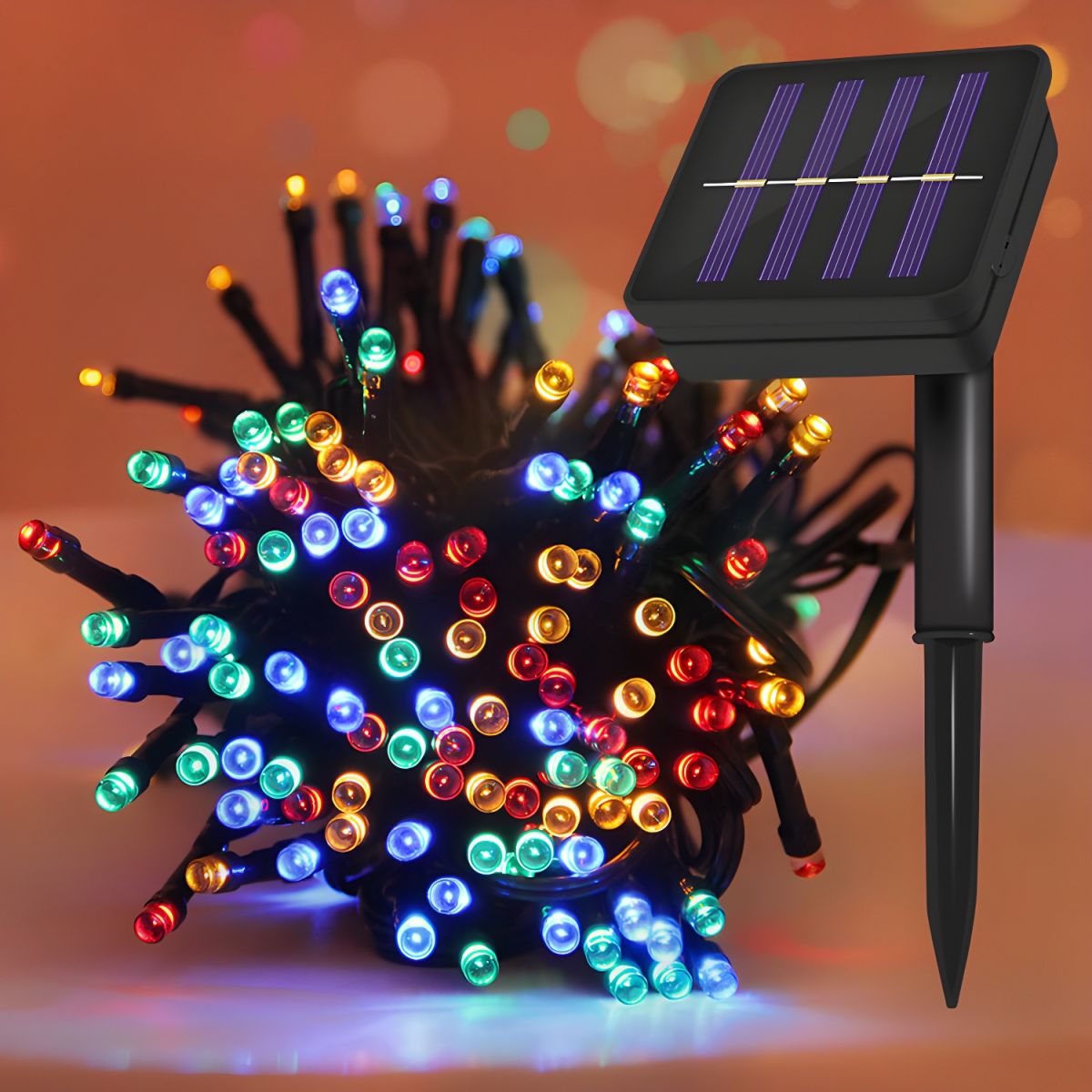 Outdoor Light Solar String with LED Beads Modern | Calero