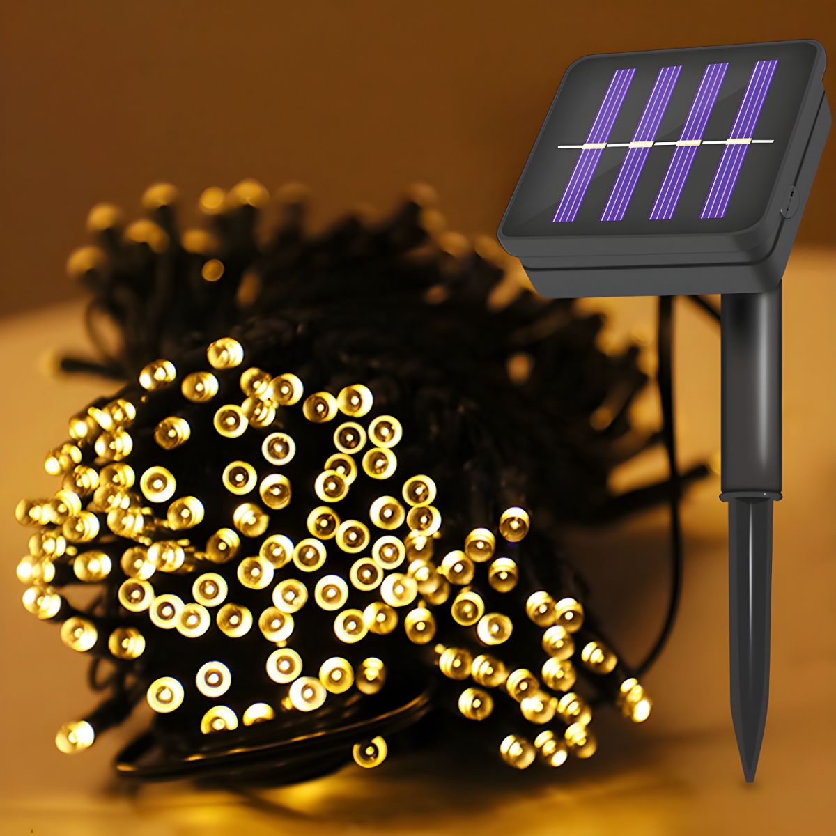 Outdoor Light Solar String with LED Beads Modern | Calero