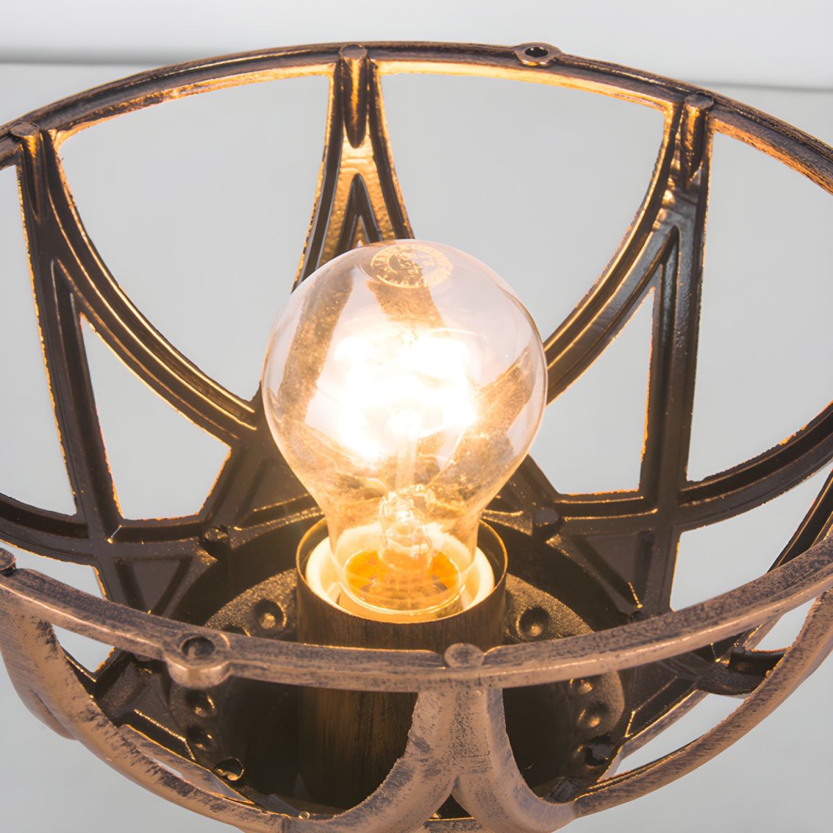 Outdoor Light Spherical Glass Pillar Lamp Waterproof | Olviro