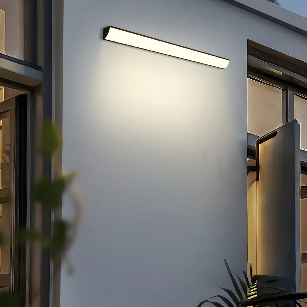 Outdoor Light Waterproof LED Wall Fixture Aluminium Minimalist | Zalivo