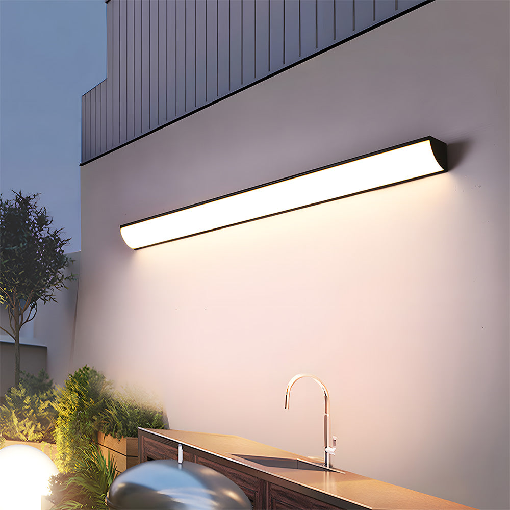 Outdoor Light Waterproof LED Wall Fixture Aluminium Minimalist | Zalivo