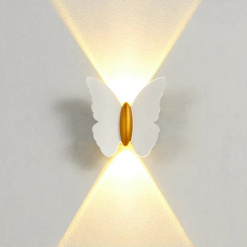 Outdoor Wall Light Aluminium Butterfly Design Modern Style | Laviro