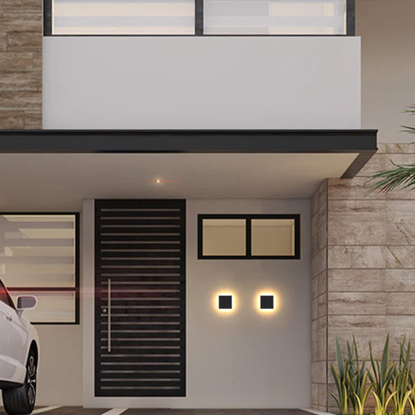 Outdoor Wall Light LED Metal Minimalist Design | Skandor