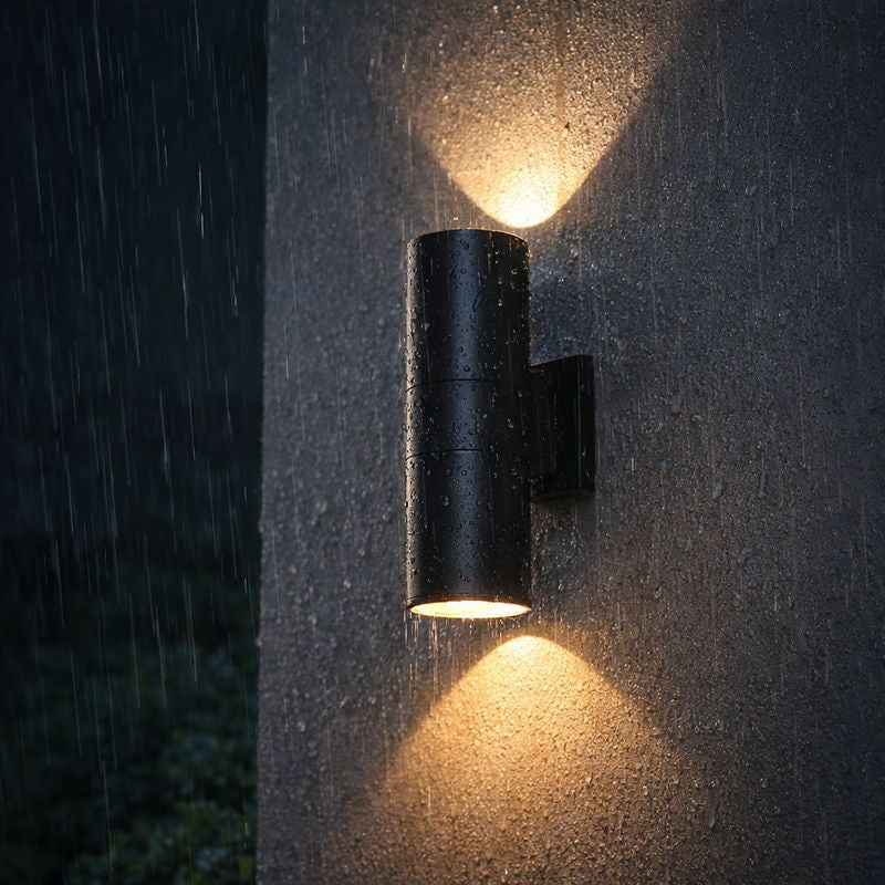 Outdoor Wall Light Metal Double Head Modern Design | Wallux