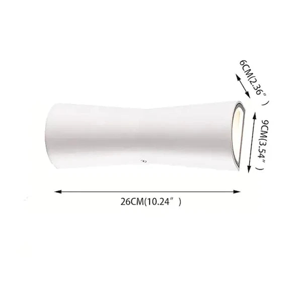 Outdoor Wall Light Metal Torch Minimalist Design | Torvex