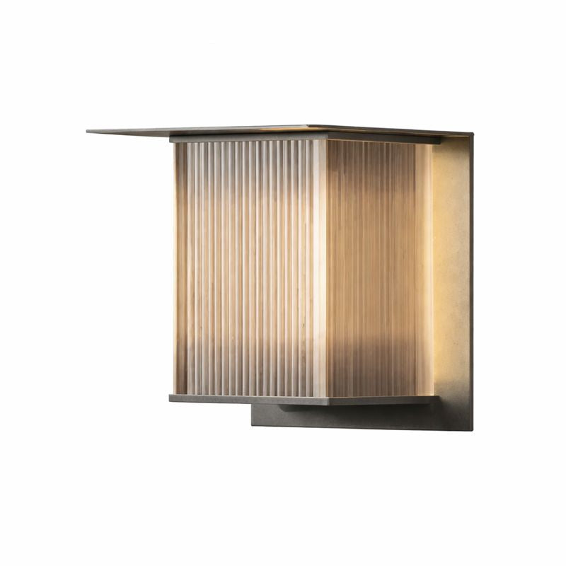 Outdoor Wall Light Rectangular Metal Modern Design | Natave