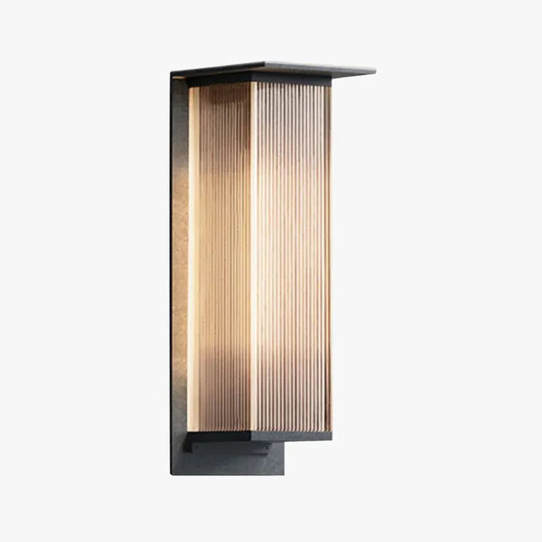 Outdoor Wall Light Rectangular Metal Modern Design | Natave