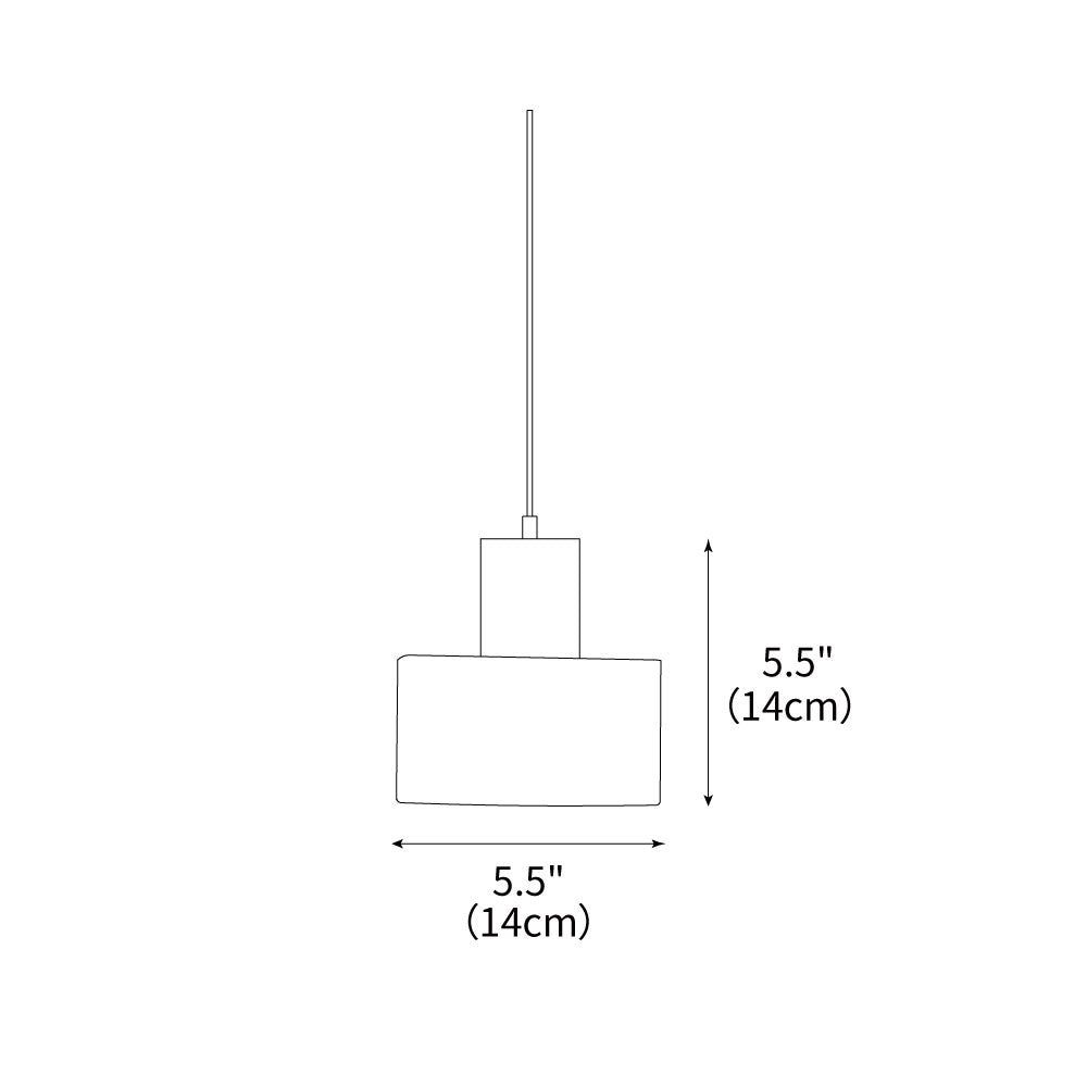 Pendant Light Alabaster Cylinder Nordic Style | Celestia