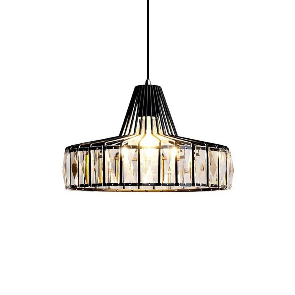 Pendant Light Black Crystal in Nordic Style | Nerava