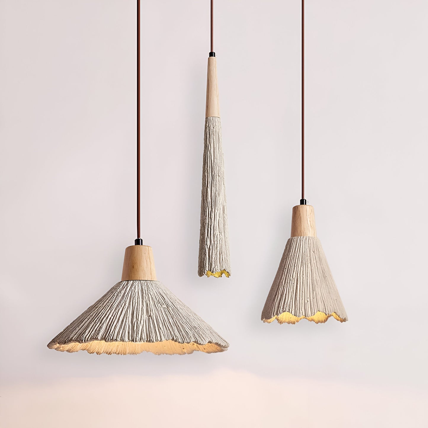 Pendant Light Cement Retro Wabi Sabi Style | Norami