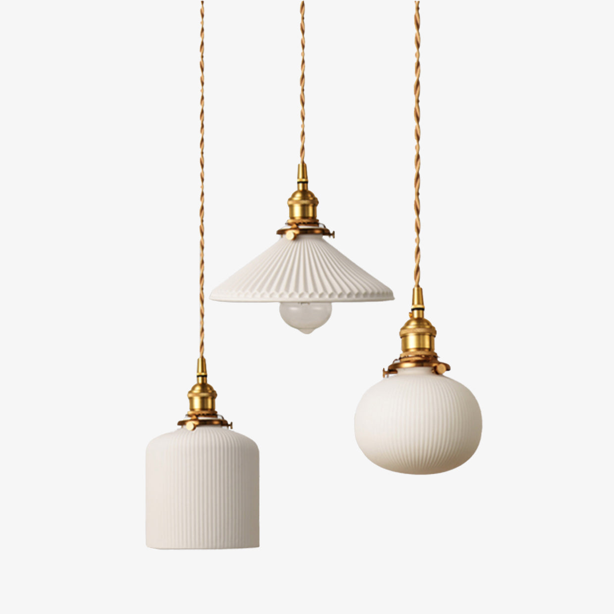 Pendant Light Ceramic Shade Retro Japanese Scandinavian | Lettena