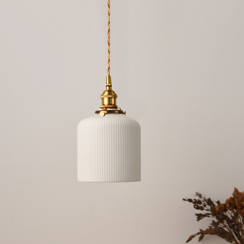 Pendant Light Ceramic Shade Retro Japanese Scandinavian | Lettena