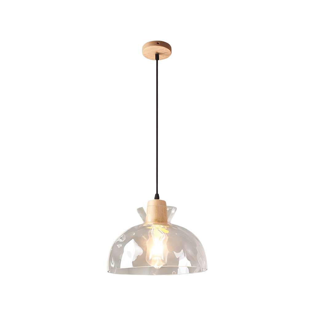 Pendant Light Clear Glass Nordic Style | Norvod