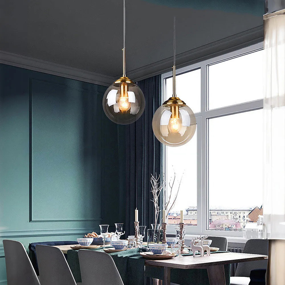 Pendant Light Clear Glass in Nordic Design | Merila