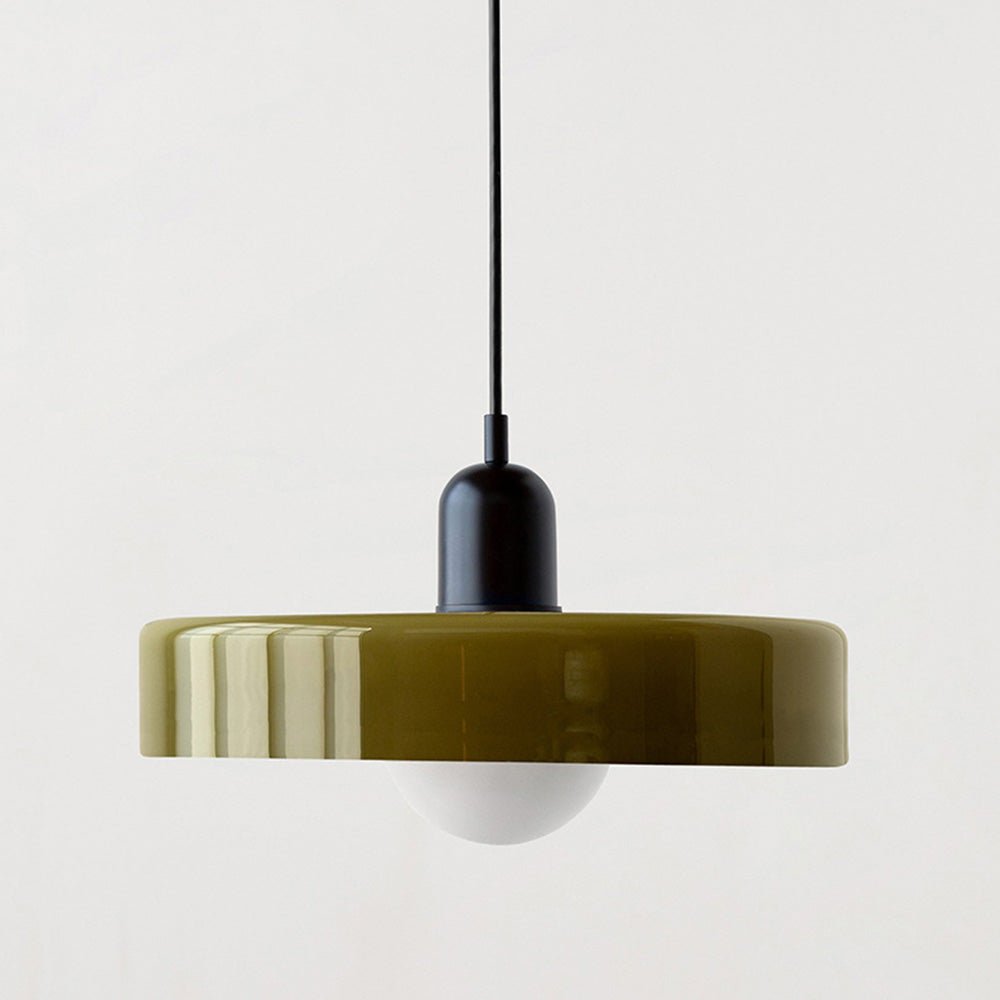 Pendant Light Colored Glass Bauhaus Style | Silvra