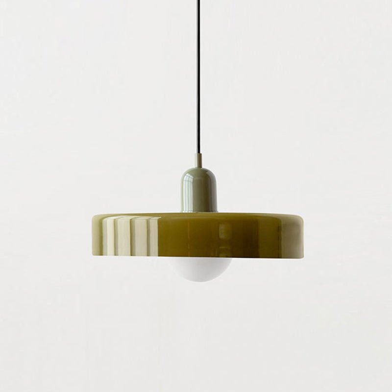 Pendant Light Colored Glass Bauhaus Style | Silvra