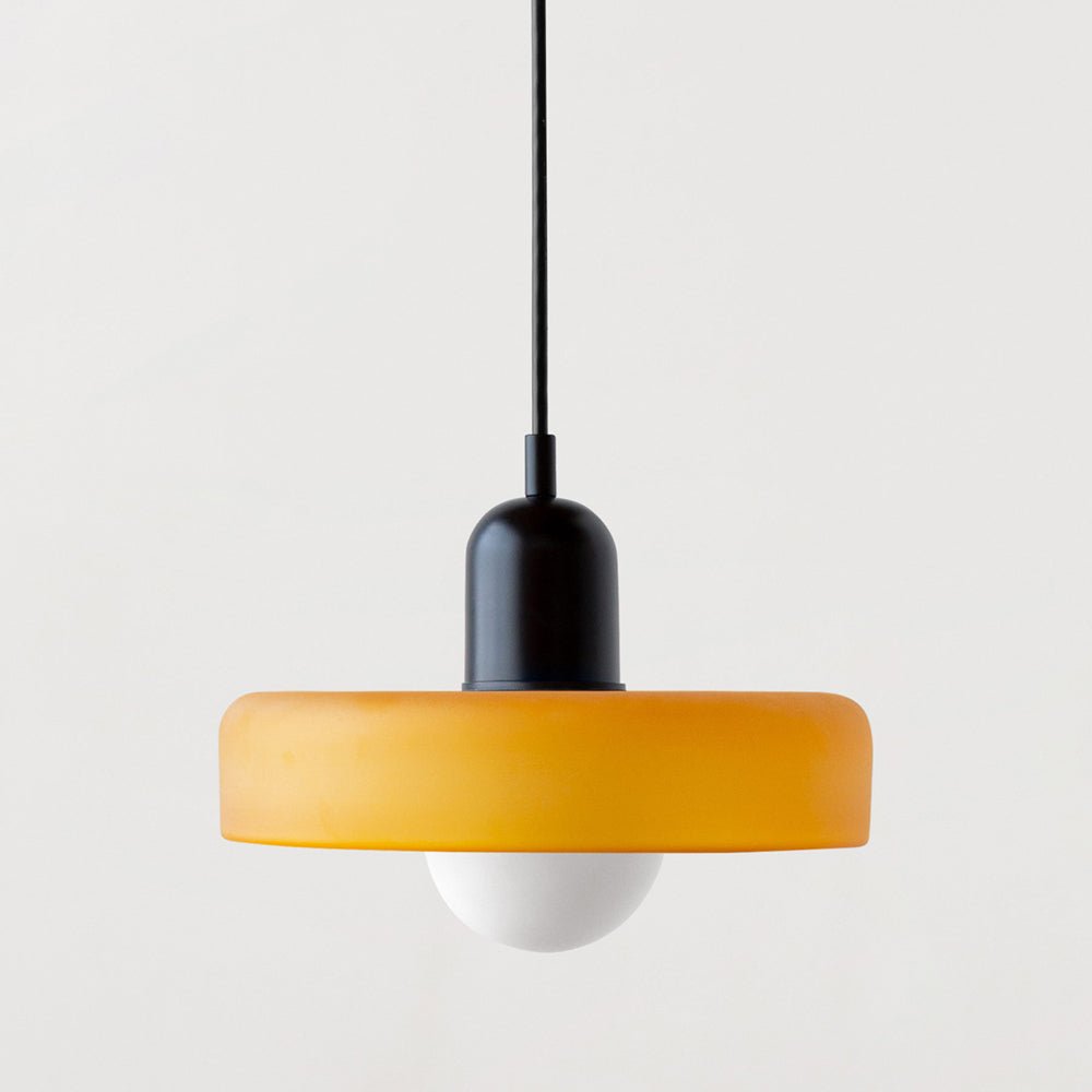 Pendant Light Colored Glass Bauhaus Style | Silvra