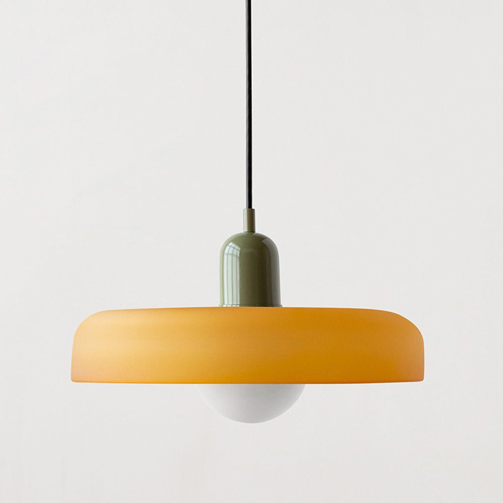 Pendant Light Colored Glass Bauhaus Style | Silvra