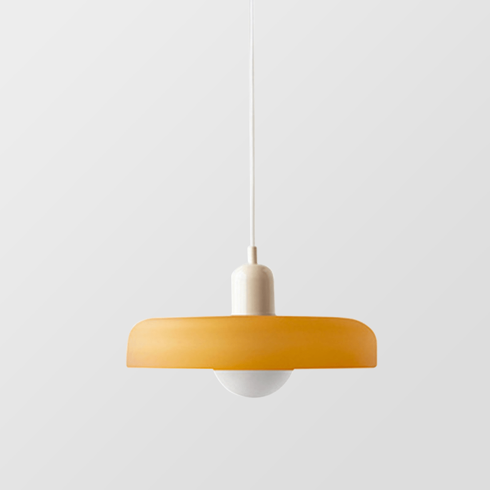 Pendant Light Colored Glass Bauhaus Style | Silvra