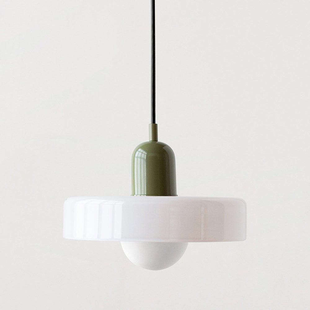 Pendant Light Colored Glass Bauhaus Style | Silvra