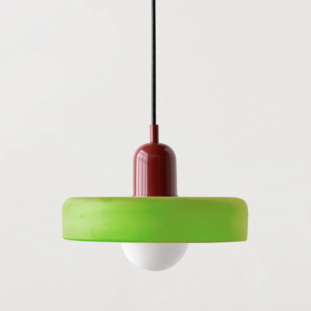 Pendant Light Colored Glass Bauhaus Style | Silvra