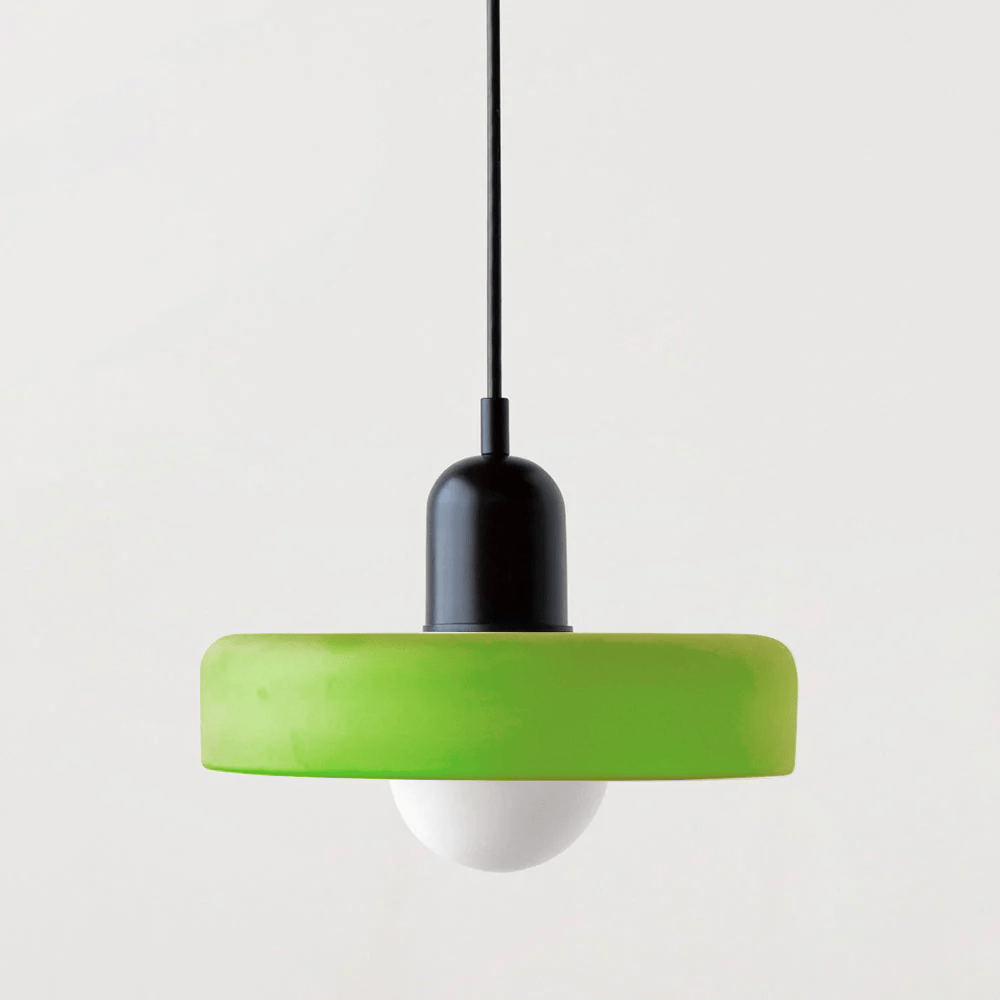 Pendant Light Colored Glass Bauhaus Style | Silvra