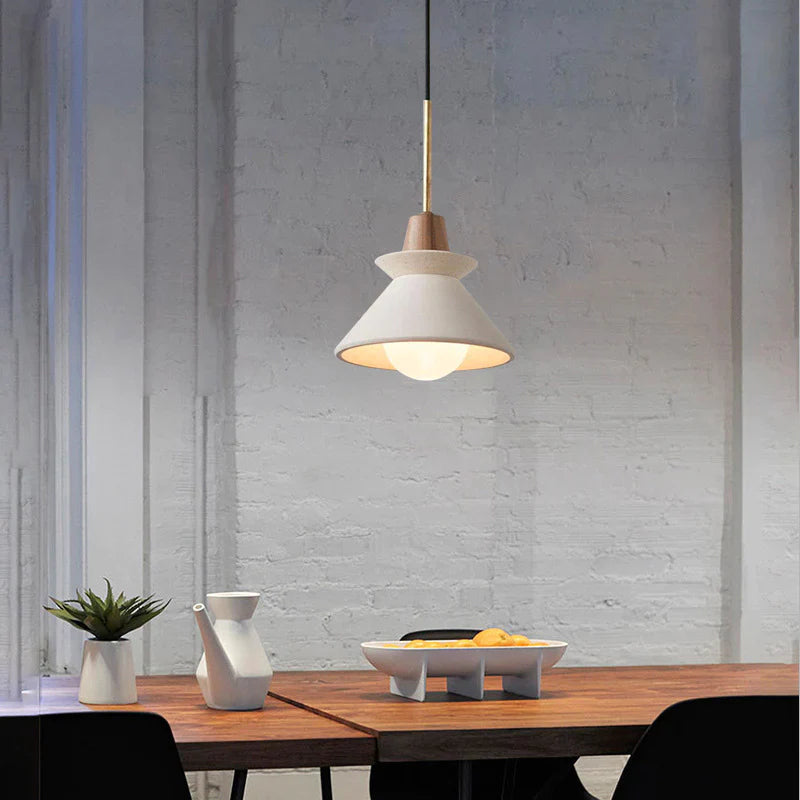 Pendant Light Concrete Cone Scandinavian Style | Veruno