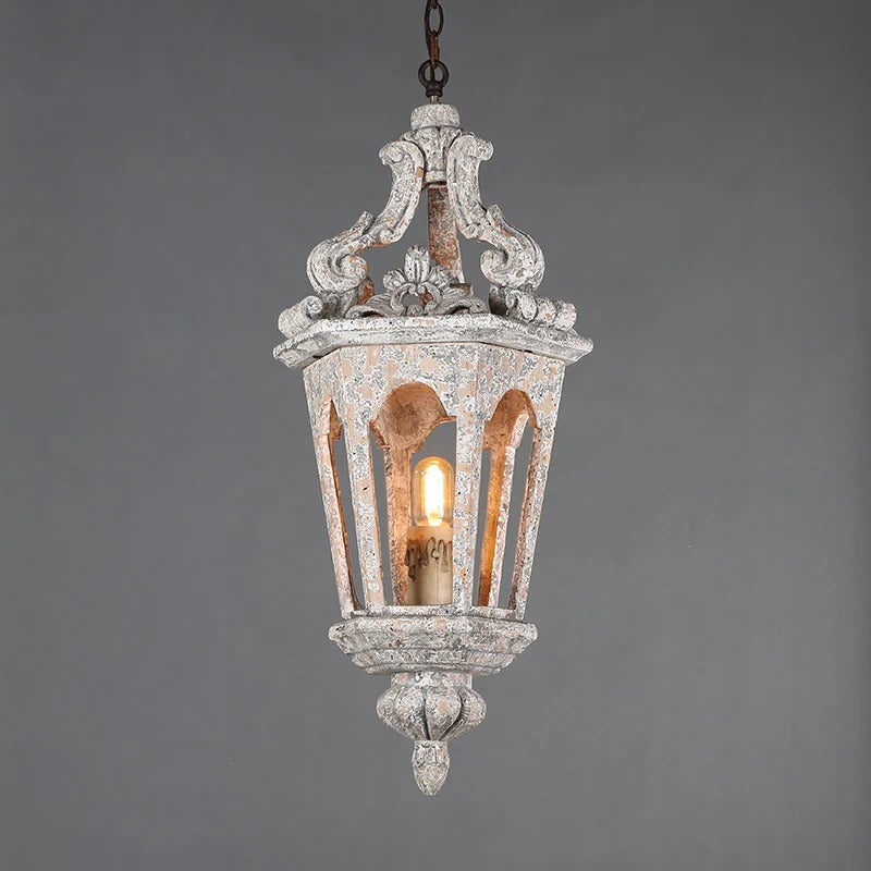 Pendant Light Distressed Wood Rustic Hanging Design | Cavalo