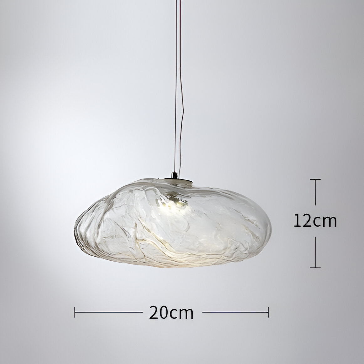 Pendant Light Fiberglass Clouds Minimalist Design | Tenira