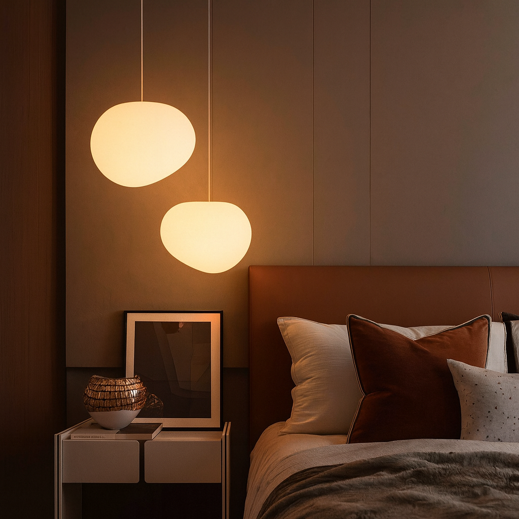 Pendant Light Frosted Glass in Nordic Style | Pebora