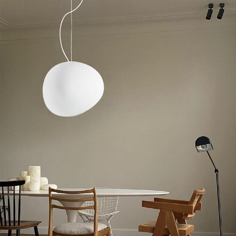 Pendant Light Frosted Glass in Nordic Style | Pebora