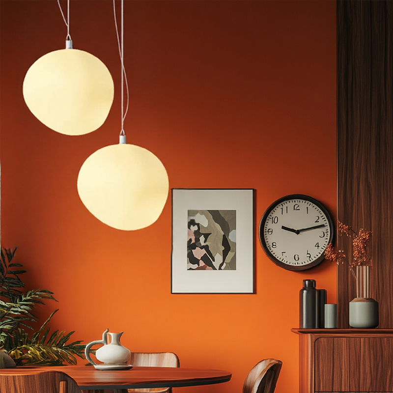 Pendant Light Frosted Glass in Nordic Style | Pebora