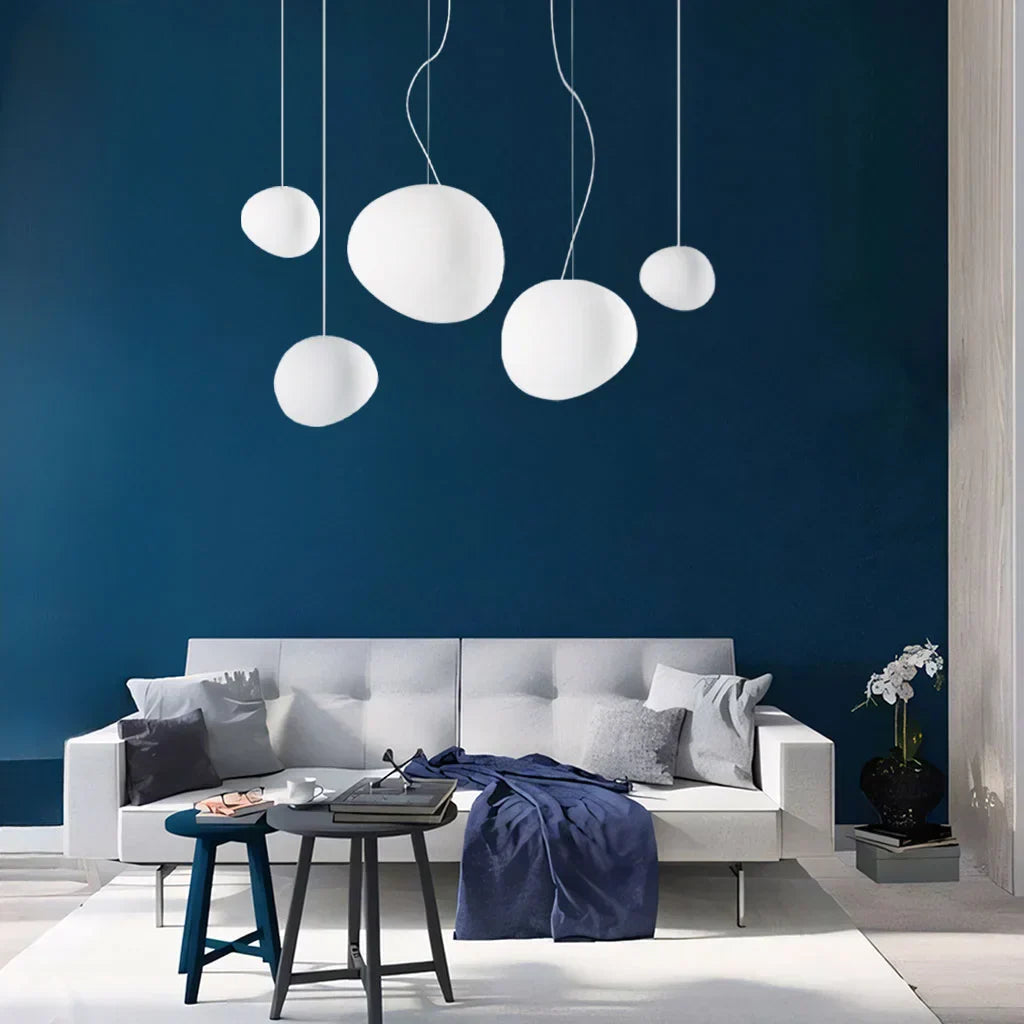 Pendant Light Frosted Glass in Nordic Style | Pebora