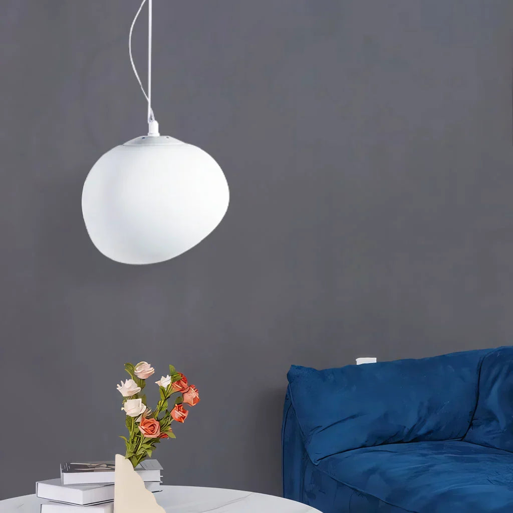 Pendant Light Frosted Glass in Nordic Style | Pebora